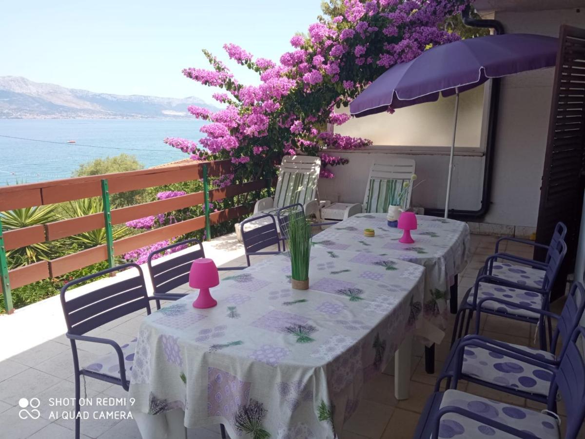 Villa Fjaba - By The Sea - With The Big Terraces & Great Sea View Trogir Bagian luar foto