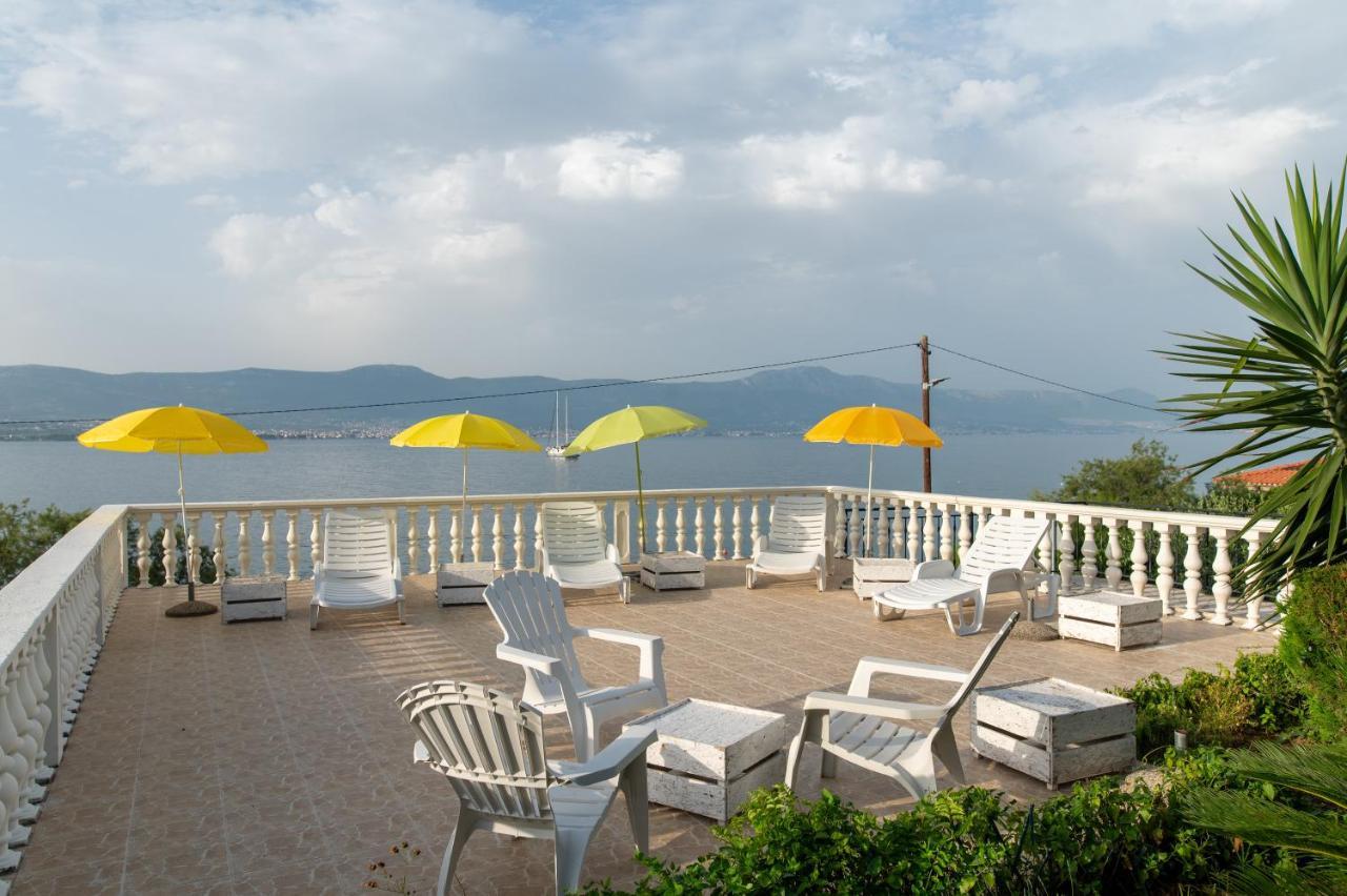 Villa Fjaba - By The Sea - With The Big Terraces & Great Sea View Trogir Bagian luar foto