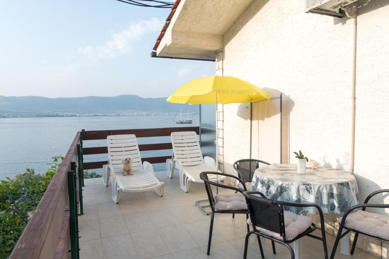 Villa Fjaba - By The Sea - With The Big Terraces & Great Sea View Trogir Bagian luar foto