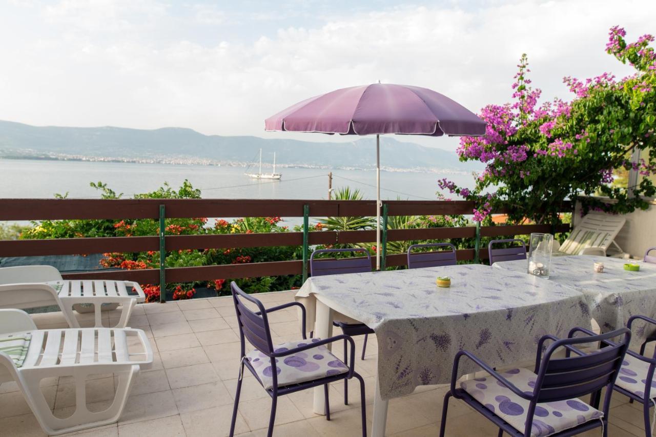 Villa Fjaba - By The Sea - With The Big Terraces & Great Sea View Trogir Bagian luar foto