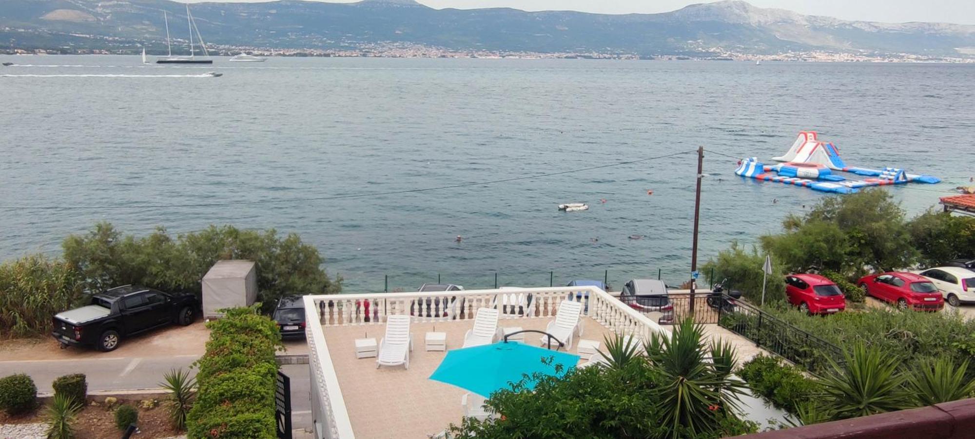 Villa Fjaba - By The Sea - With The Big Terraces & Great Sea View Trogir Bagian luar foto