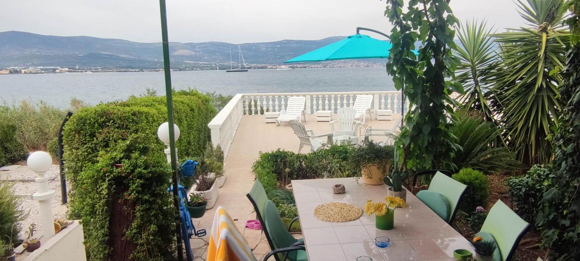 Villa Fjaba - By The Sea - With The Big Terraces & Great Sea View Trogir Bagian luar foto