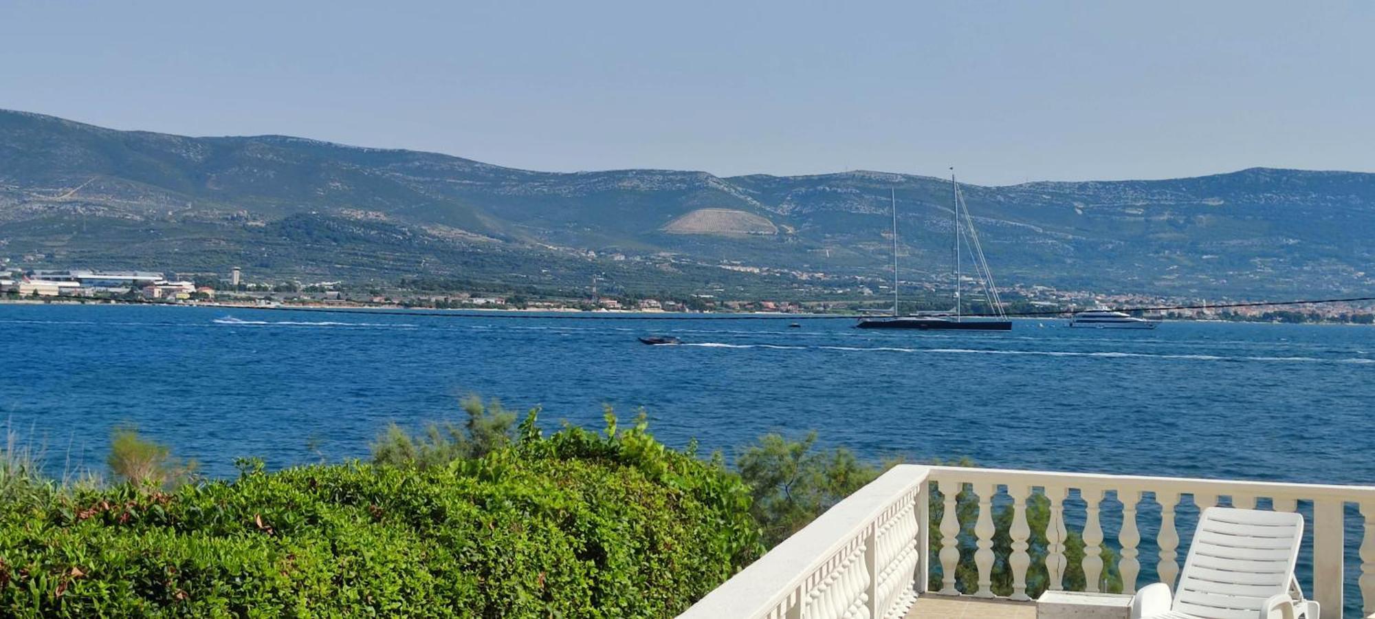 Villa Fjaba - By The Sea - With The Big Terraces & Great Sea View Trogir Bagian luar foto